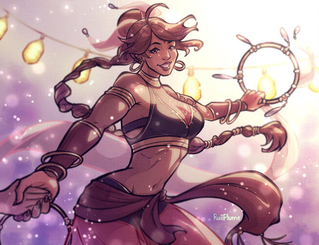 Tethys from 2019 Another Turn Zine (redraw 2024)